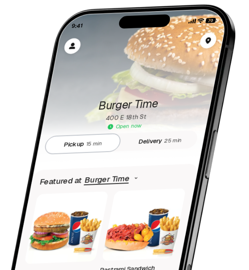 Burger Time app preview