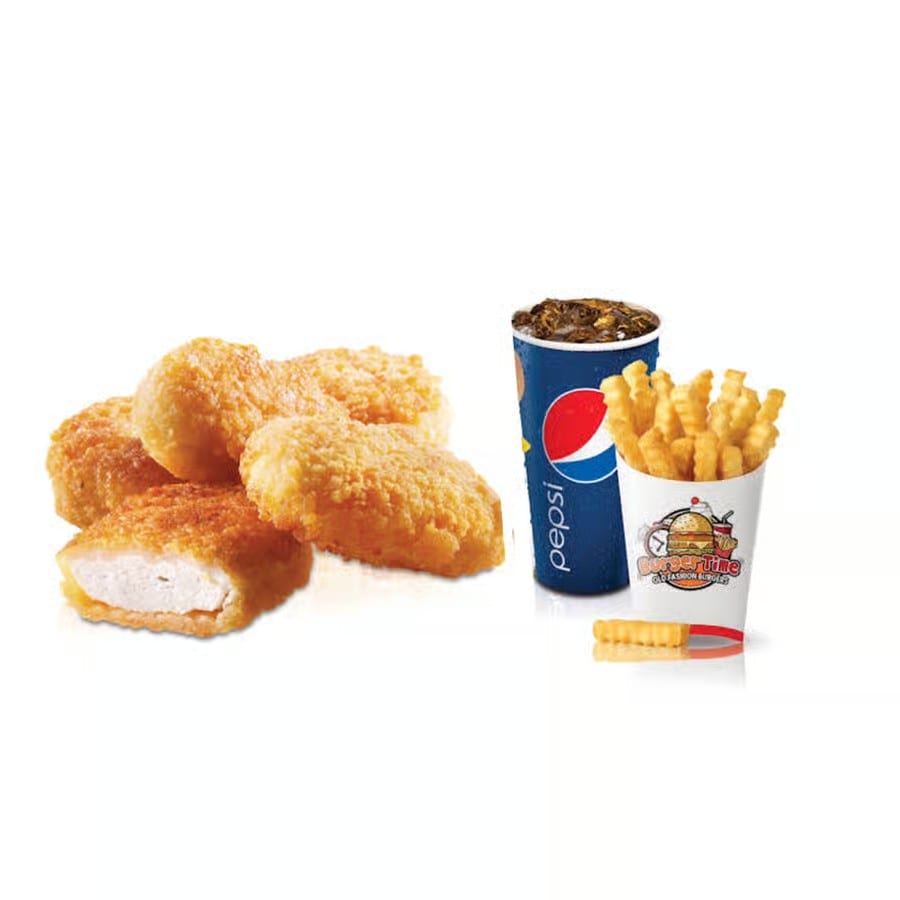 Kids Meal 5 Piece Chicken Nuggets.