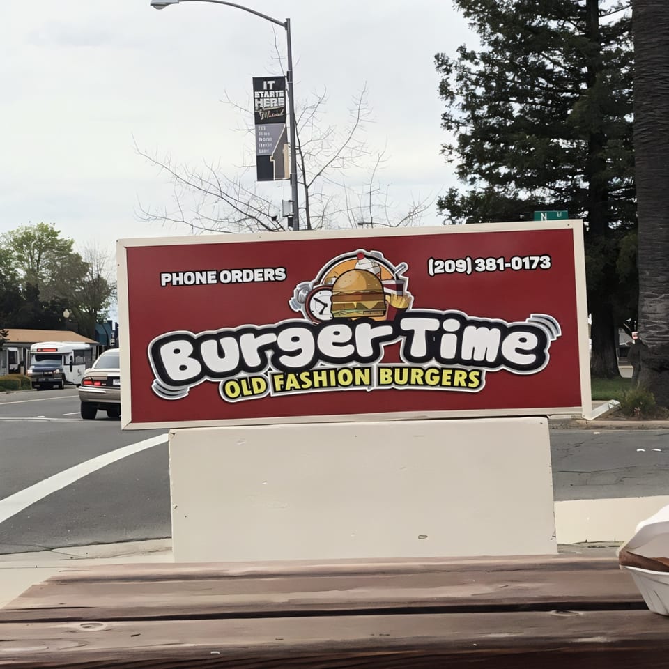 Burger Time Merced 📍