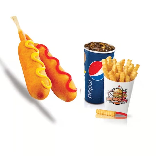 Kids Meal Corn Dog.